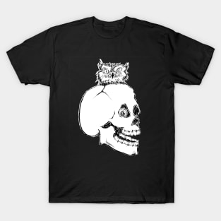 A Cheerful Skull with his Familiar T-Shirt